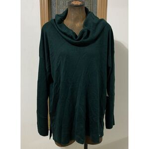 Calvin Klein Cowl Neck Sweater Green Size Large